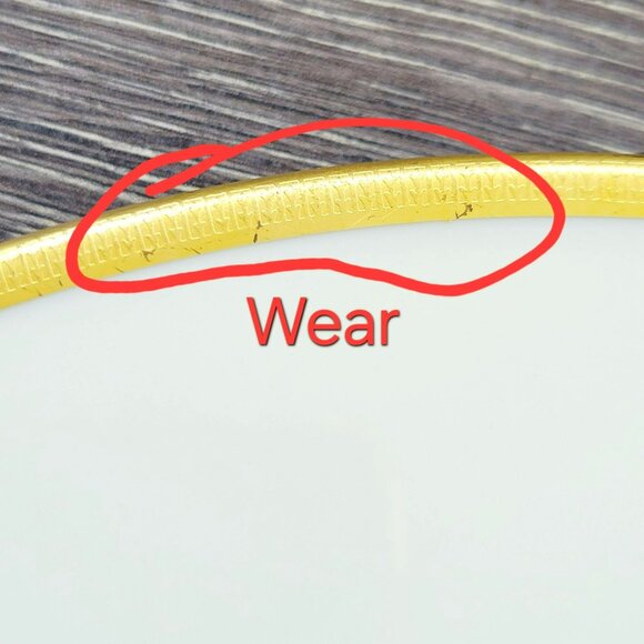 Lenox Tuxedo Dinner Plate Cream with Gold Encrusted Edge Presidential, USA Made - Picture 5 of 10